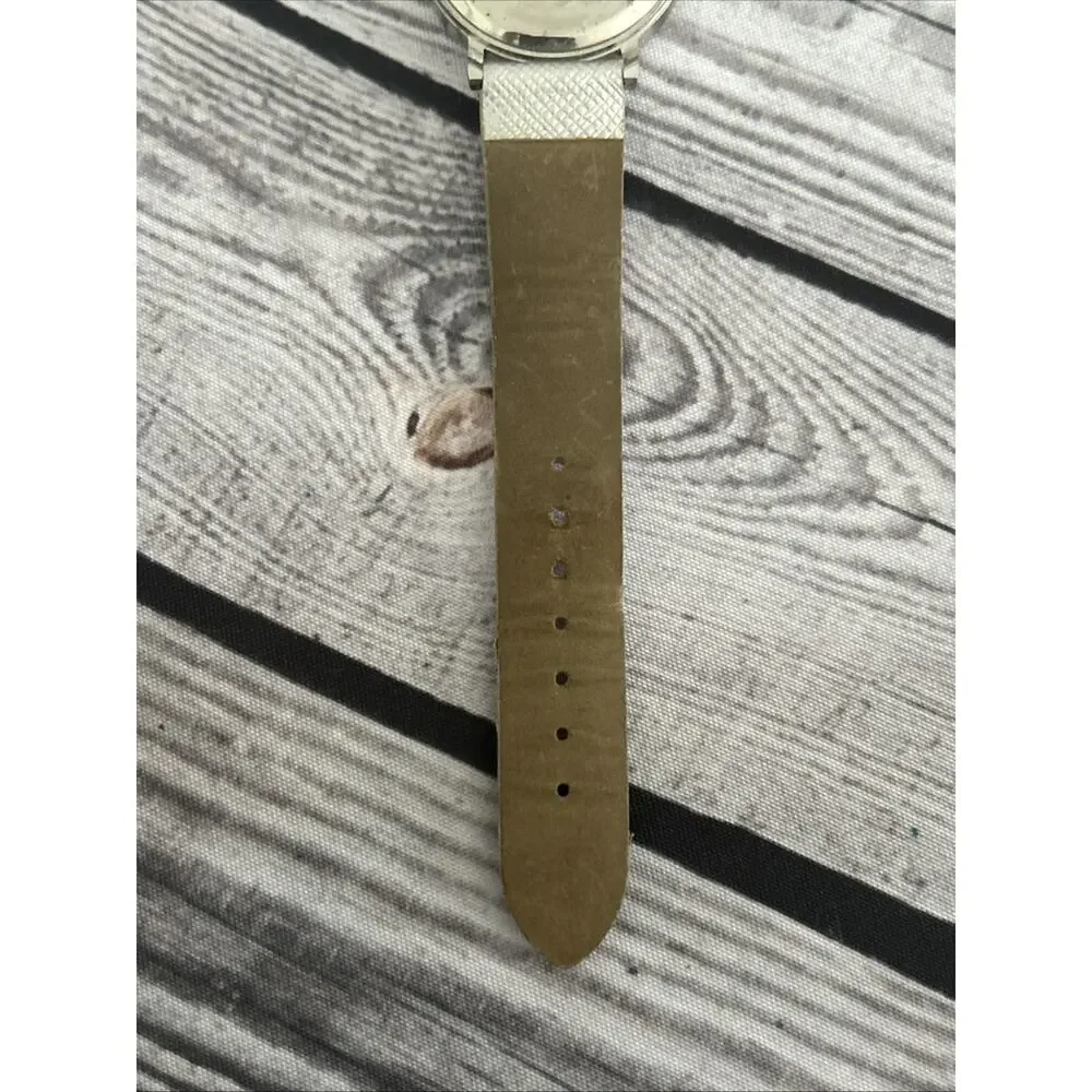 Kensie Silver Tone White Dial Women’s Quartz Watch
